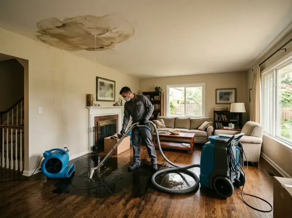 attic-pipe-burst-ceiling-drip-008 — frequently asked questions, Water Damage Restoration & Carpet Care in Hershey, PA